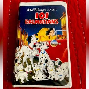 Black diamond edition 101 Dalmatians vhs tape